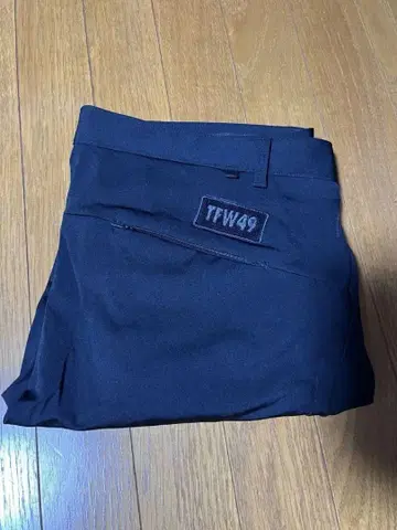 TFW49 블랙 앵클 슬림 팬츠 사이즈 L
