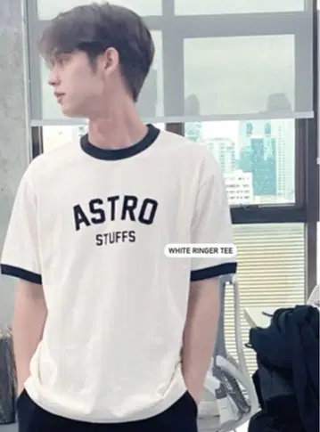 [새상품 레어] Bright Astrostuffs 링거T 화이트 S사이즈