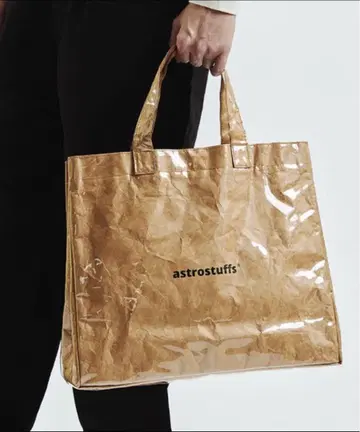 [새상품] Bright Astrostuffs 페이퍼 토트백 S 브라운