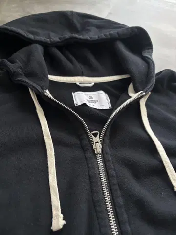 REIGNING CHAMP 미드웨이트 풀 집업 후드 맨투맨 블랙 M
