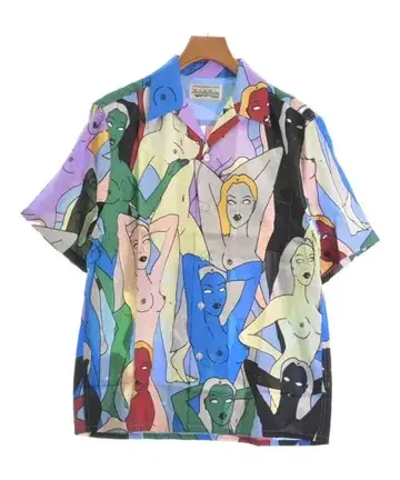 와코 마리아 캐주얼 셔츠 남성용