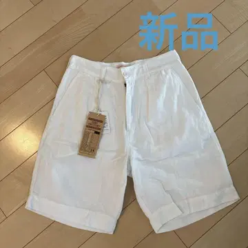 새상품 린넨코튼 하프 팬츠 숏팬츠