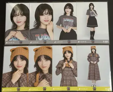 노기자카46 하야시 루나 언더 라이브 T셔츠 올 브라운 코디 브로마이드
