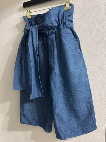 3.1 필립 림 플레어 데님 팬츠 벨트 포함 하프 팬츠