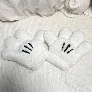 미키 손 모양 복슬복슬 장갑
