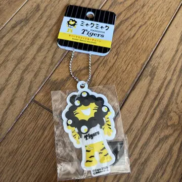 한신 미야쿠미야쿠 콜라보 키링 러버 마스코트 체인