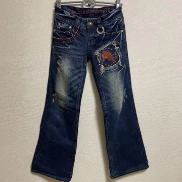 RIBERA JEANS 플레어 데님 플레어 팬츠