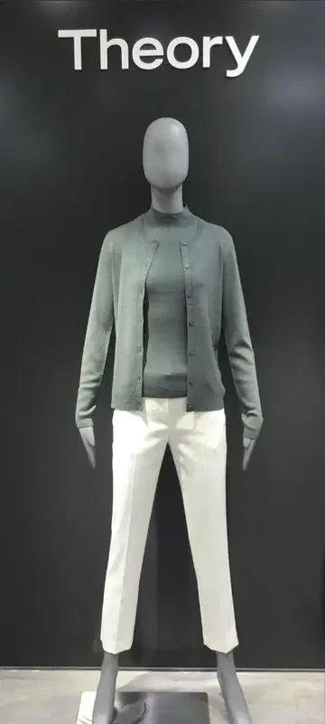 Theory RIB CREWNECK CARDI 가디건