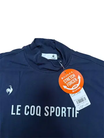 새상품 정품 LE COQ SPORTIF 네이비 모크넥 셔츠 LL