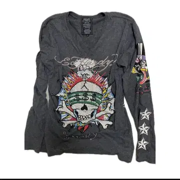 ed hardy 스컬 큐빅 롱 T