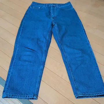 테이퍼드 데님 팬츠