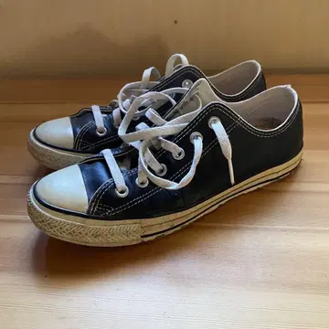 컨버스 올스타 가죽 26cm 블랙