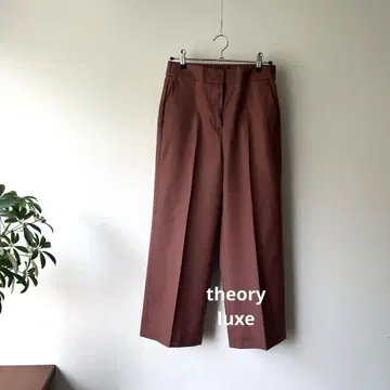 theory luxe 울 팬츠