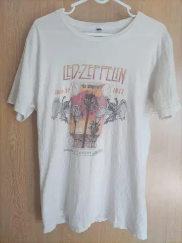 LED ZEPPELIN 1977 콘서트 T셔츠 M