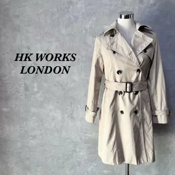 HK WORKS LONDON 트렌치코트 벨트 베이지 L 3318
