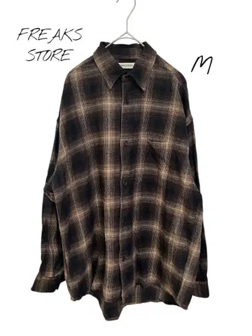 FREAK'S STORE 티셔츠 셔츠 상의 체크 무늬 M