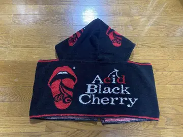 Acid Black Cherry 후드 부착 타월