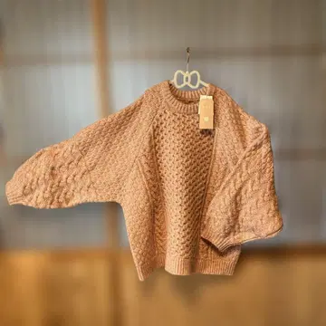 Bab 핑크 니트 스웨터 프리 사이즈