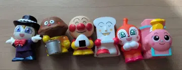 모두 모여라 호빵맨 소프트 비닐 손가락 인형 아웃도어 6개 세트