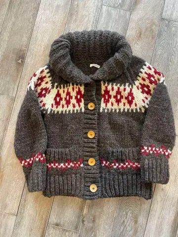 Rag Rista 페어아일 패턴 가디건