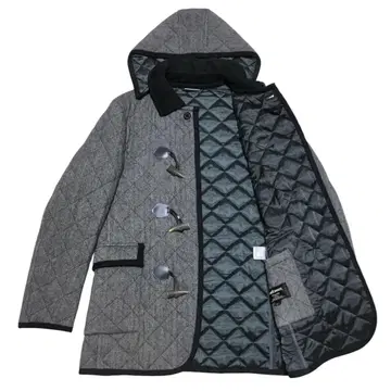 NEWYORKER classic 뉴요커 퀼팅 트위드 코트