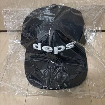 뎁스 deps 로고 캡 블랙 x 화이트