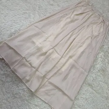 [ 새상품급 ] GRL 쉬폰 스커트 베이지 S 청순 심플 깔끔 고급