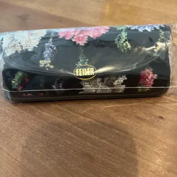 FEILER 꽃무늬 안경 케이스 약 19cm x 8cm