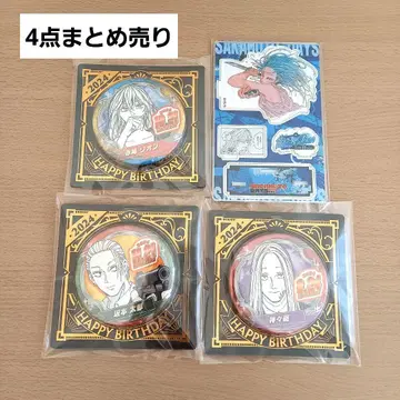 SAKAMOTO DAYS 생일 아크릴 스탠드 캔뱃지 묶음 판매