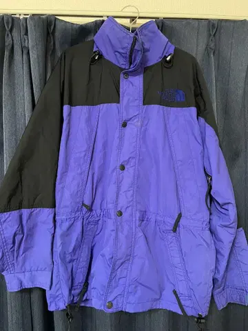 THE NORTH FACE 나일론 자켓 퍼플 블랙