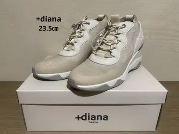 [ 새상품급 ] +diana 올웨더 스니커즈 베이지&화이트 23.5cm
