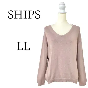 SHIPS 쉽스 핑크 계열 긴팔 니트 스웨터 XL(LL)
