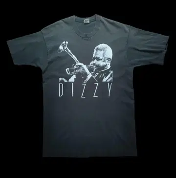 90s Dizzy Gillespie T셔츠 USA 재즈 빈티지
