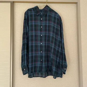 FREAK'S STORE 빅 실루엣 체크 셔츠
