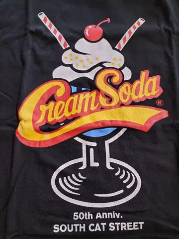 CREAM SODA 50주년 기념 T셔츠 S사이즈