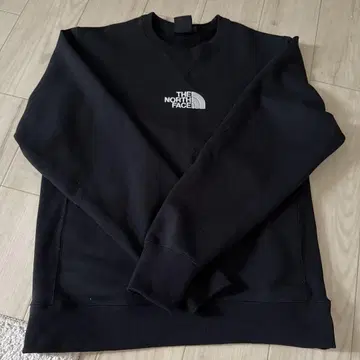 THE NORTH FACE 블랙 맨투맨 S