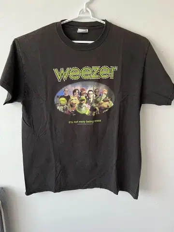 weezer Muppet 콜라보 T셔츠 블랙