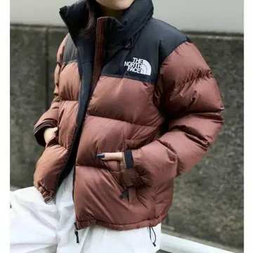 THE NORTH FACE 눕시 다운 자켓 S 카푸치노
