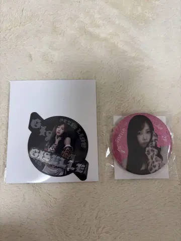 당일 발송 에스파 aespa 지젤 랜덤 토이 캔뱃지 스티커 세트