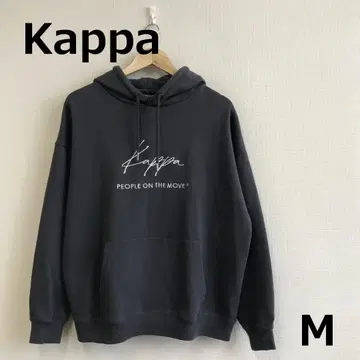 A1008C06 [Kappa] 로고 자수 풀오버 후드티