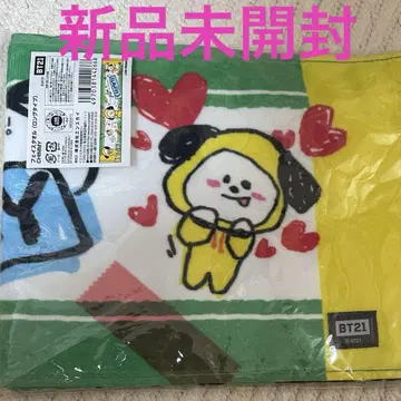 BT21 chimmy 페이스 타월 롱 타입 공식 BTS 지민