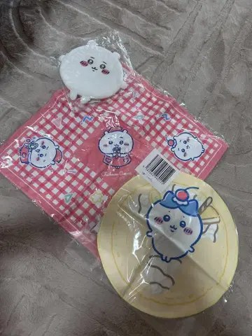 치이카와 크레이프 복권 타월 3종 세트 하치와레