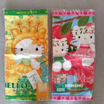 [ 새상품 ] HELLO KITTY 지역 타월 2장 세트