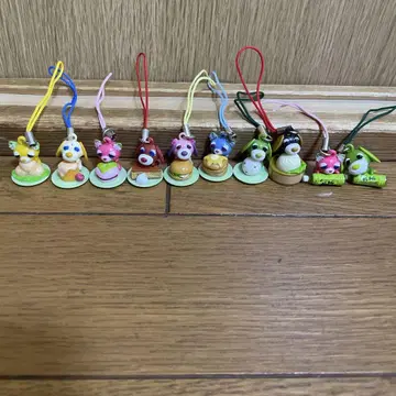 [ 헤이세이 레트로 ] 오차이누 오차네코 오이오차 스트랩 묶음 판매