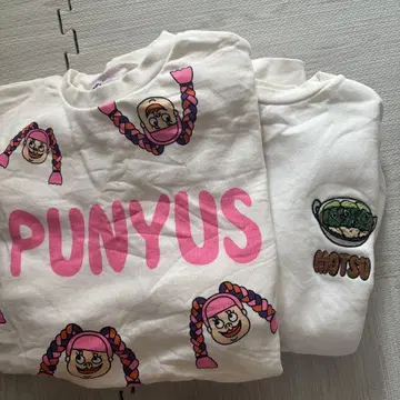 [ 4L 2장 세트 ] PUNYUS 캐릭터 트레이닝복