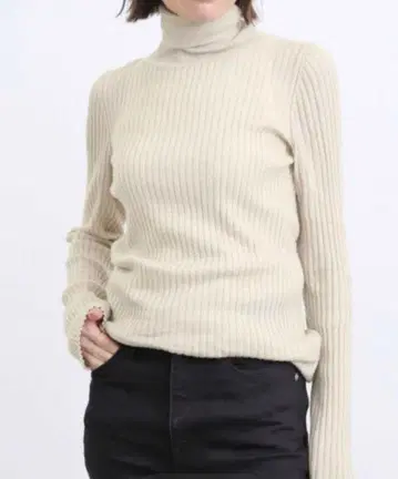 L'Appartement WIDE Rib Knit 베이지