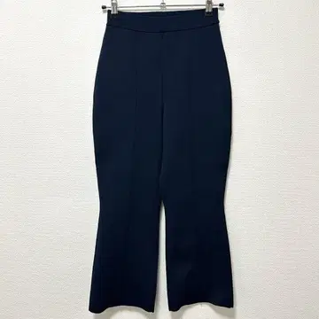 UNITED ARROWS 핀턱 크롭 플레어 니트 팬츠 사이즈 36