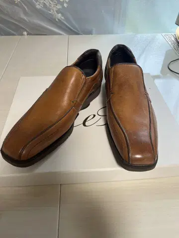 L.L. Bean 브라운 가죽 슬립온