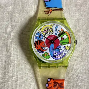 새상품급 swatch x 제이미 휴렛 손목시계 Gorillaz