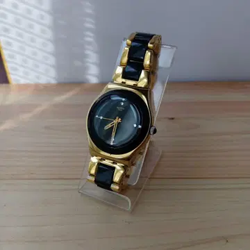 Swatch 쿼츠 손목시계 SS/GP/세라믹